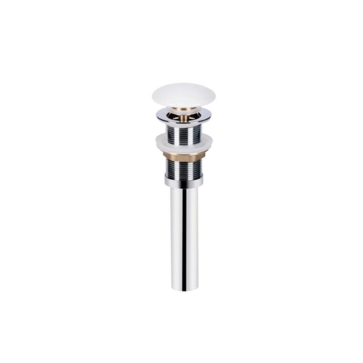Комплект Qtap Scorpio: Раковина врезная прямоугольная 500х380х145 мм White + Донный клапан PU02