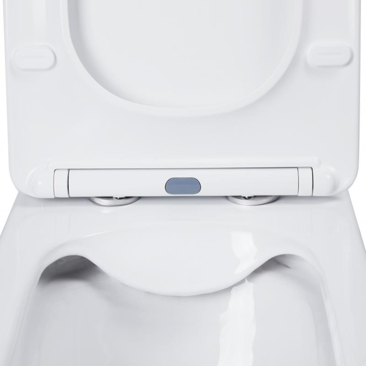 Унітаз-компакт Qtap Nando безобідковий з сидінням Soft-close QT12221222AW