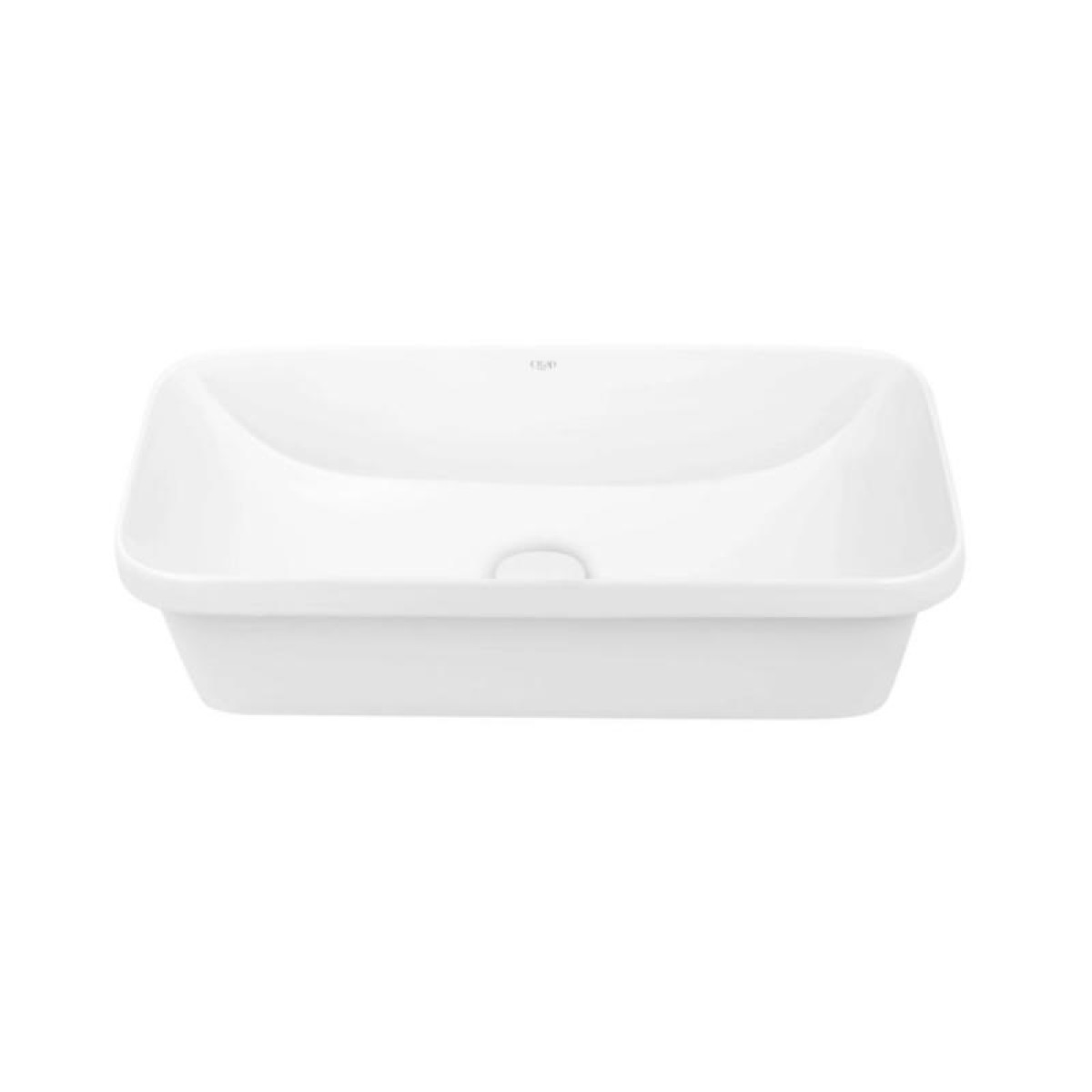Комплект Qtap Scorpio: Раковина врезная прямоугольная 610х380х150 мм White + Донный клапан PU02