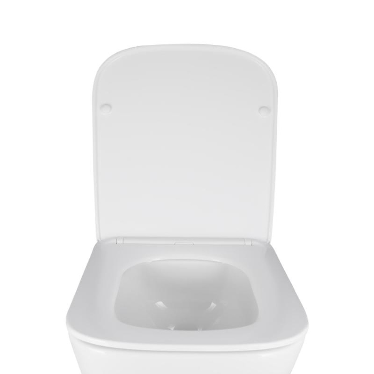 Унітаз підвісний Qtap Crow безобідковий з сідінням Soft-close QT05335171W