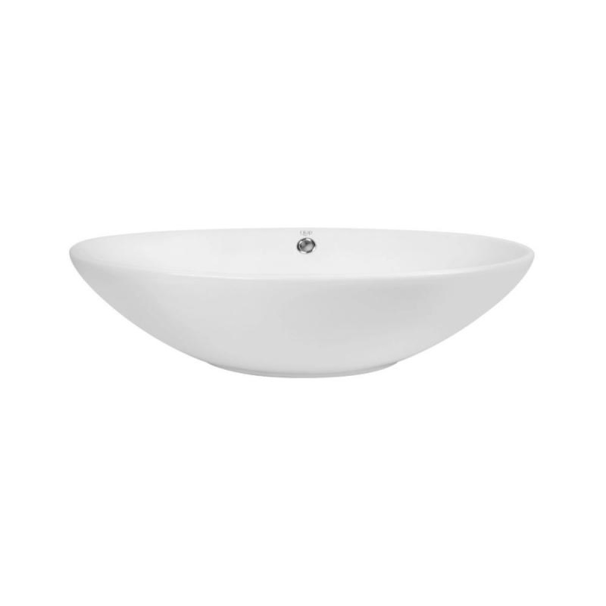 Комплект Qtap Dove: Раковина накладная овальная 625x415x150 мм White + Донный клапан PU02O