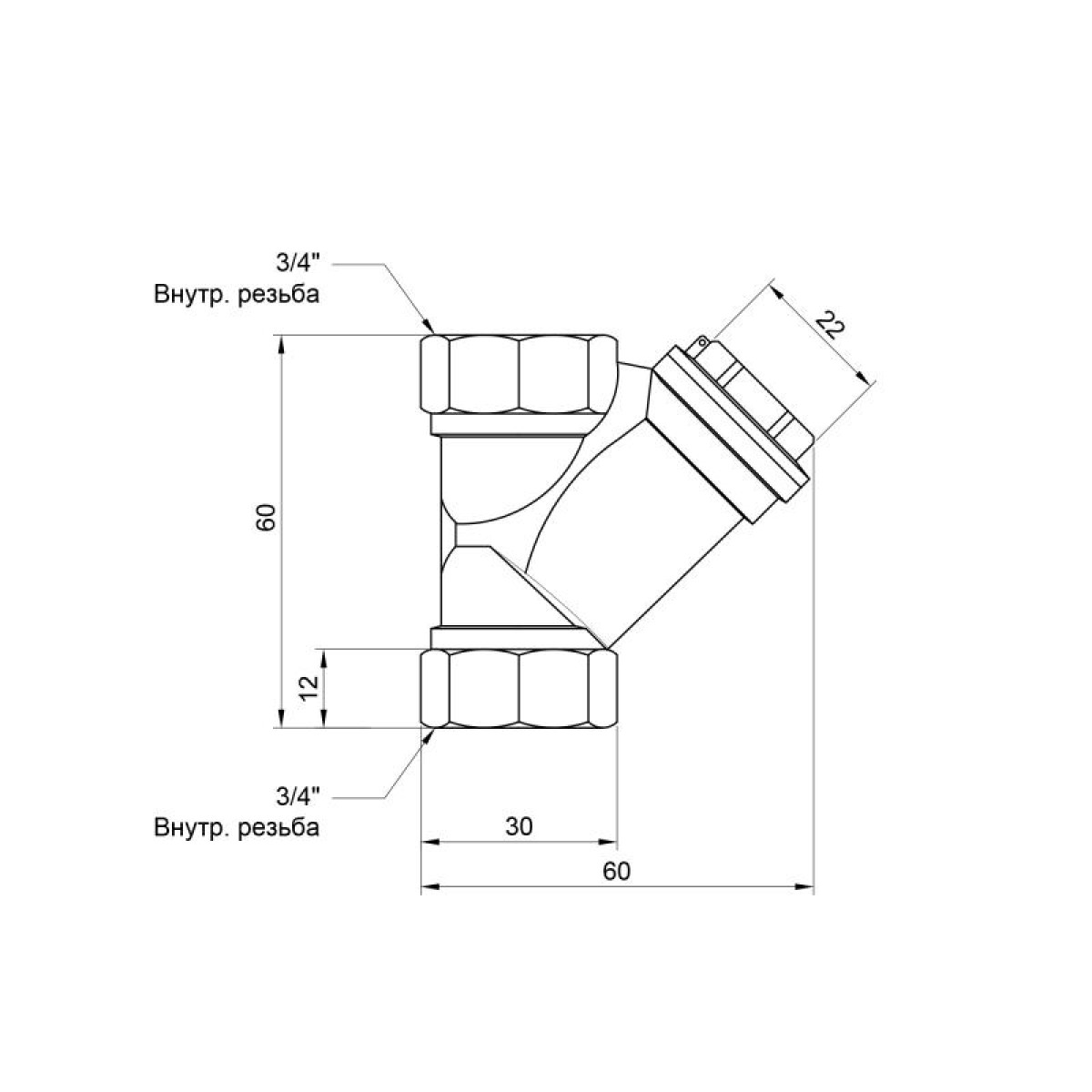 Фильтр SD Plus 3/4" SD124W20