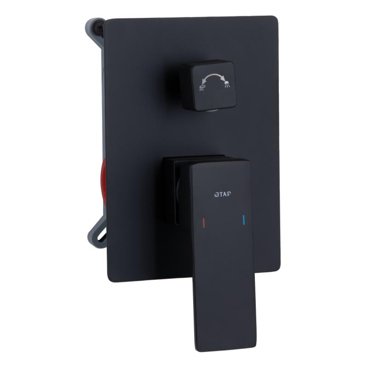Душевая система Qtap Gemini QTGEM113BLM45697 Black Matt