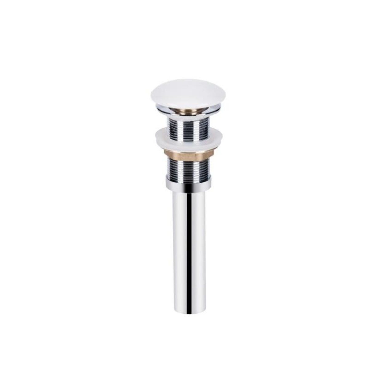 Комплект Qtap Robin: Раковина накладная прямоугольная 610x400x145 мм White + Донный клапан PU02