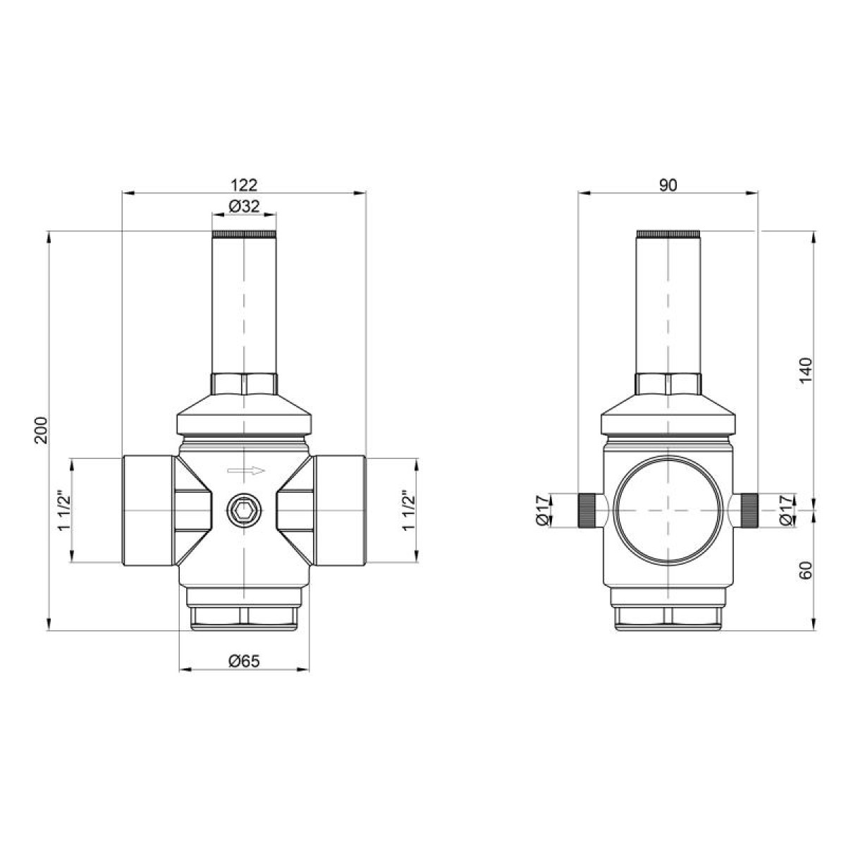 Редуктор Icma 1" 1/2 №246
