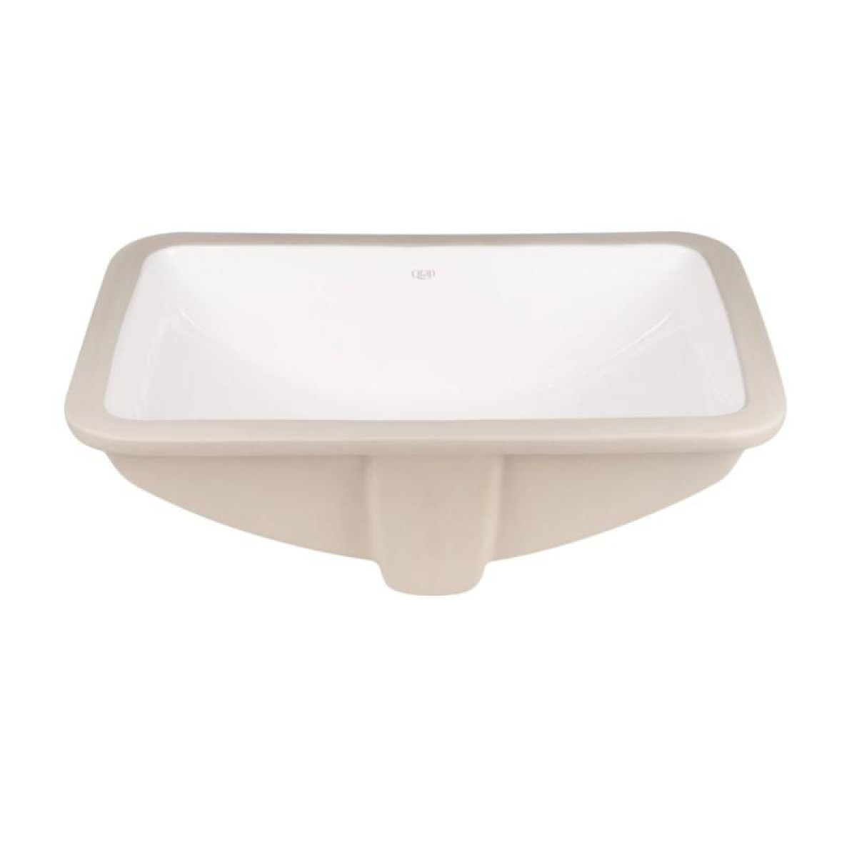 Комплект Qtap Stork: Раковина врезная прямоугольная 530x370x200 мм White + Донный клапан PU02O