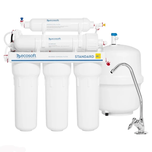 Ecosoft Standard 5-50 PRO — п’ятиступенева система з мінералізацією кальцитом (Україна)
